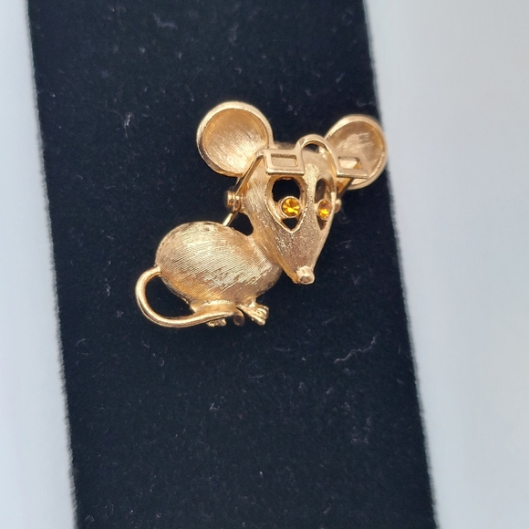Avon Vintage Mouse w/movable Glasses,GC. - Picture 3 of 7